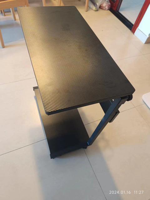 Adjustable height computer tower stand, double-layer ATX chassis CPU stand, movable computer gaming accessories with rollers