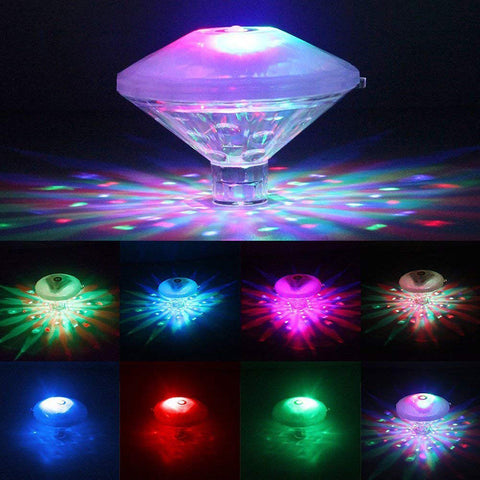 Bathtub Light LED Intelligent Underwater Projection Light Colorful Night Light Colorful Floating Bubble Light